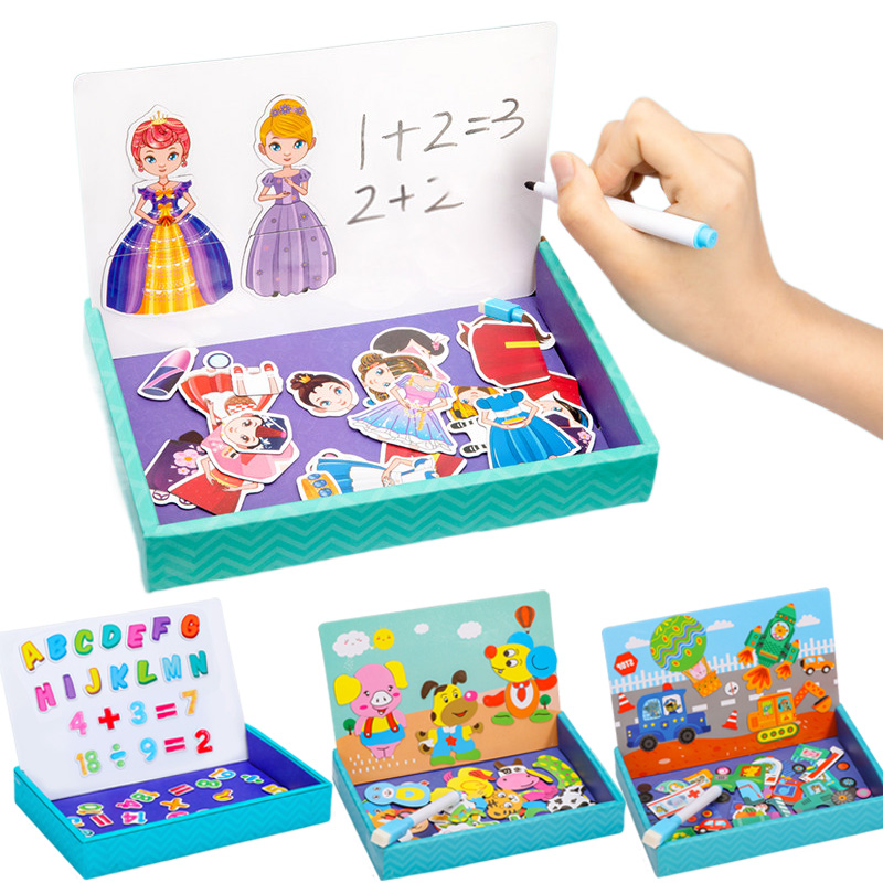 Magnetic Drawing Board - لوحة رسم مغناطيسية متعددة الوظائف على