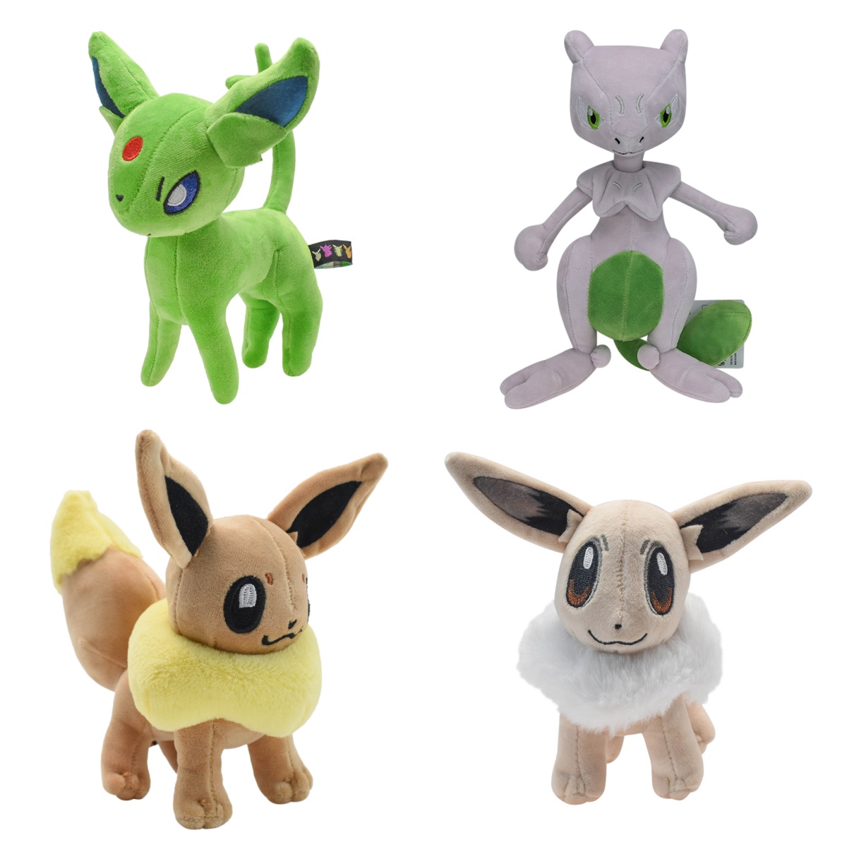 Kids Toys Doll - دمى بوكيمون ناعمة ولامعة: إسبيون، ميوتو،