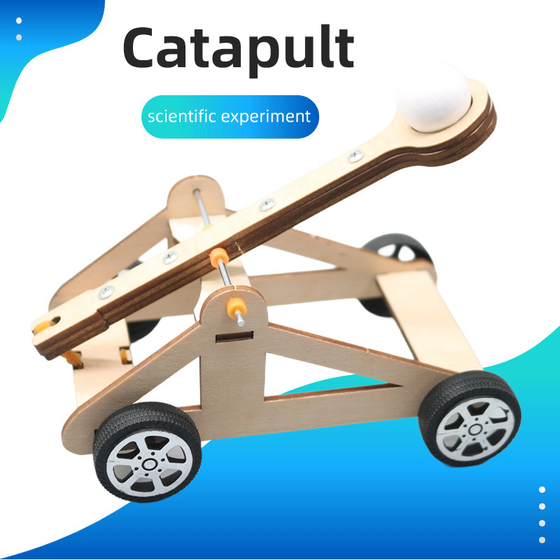 Catapult Launcher Toy - DIY لعبة المنجنيق DIY مجموعة التجارب