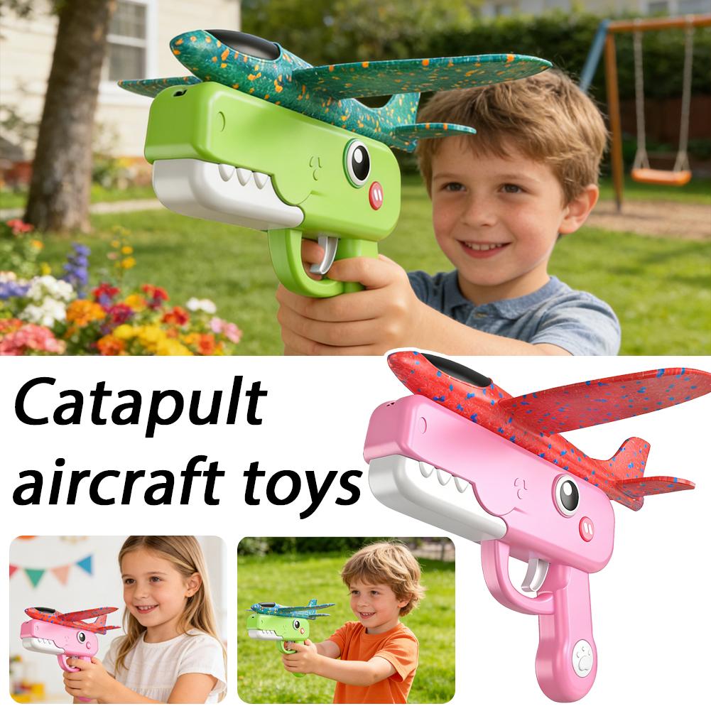 Catapult Launcher Toy - ألعاب طائرات قاذفة، طائرة رغوية للرمي