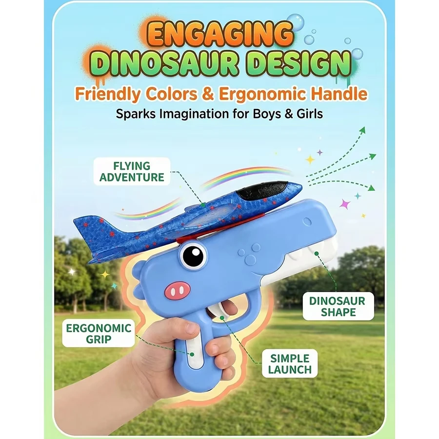 Catapult Launcher Toy - ألعاب قاذفة طائرات الفوم على شكل
