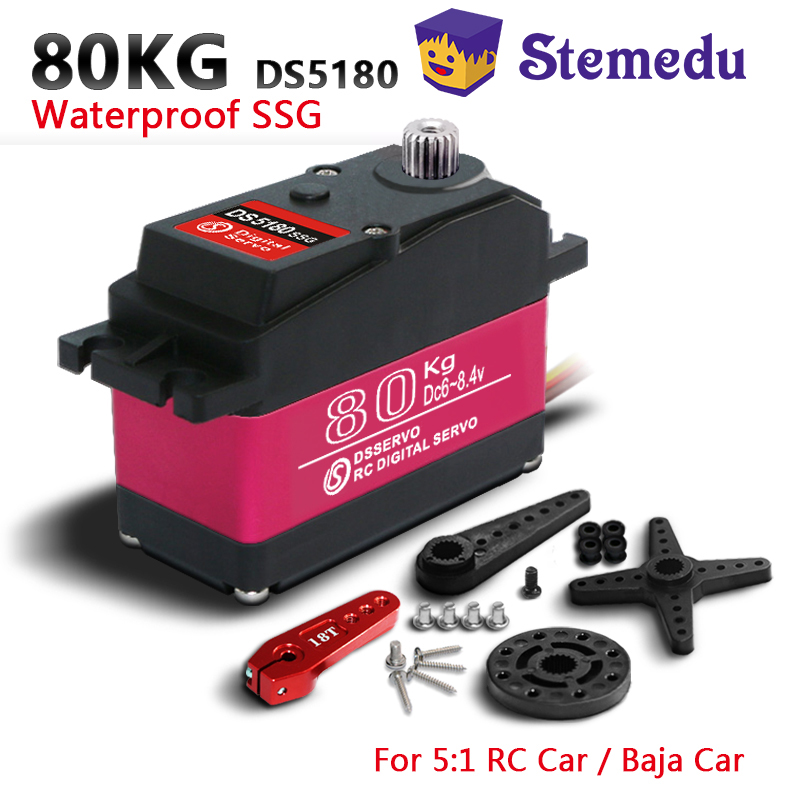 Kids Toys Remote Car - Dsservo مقاوم للماء DS5180 80 كجم
