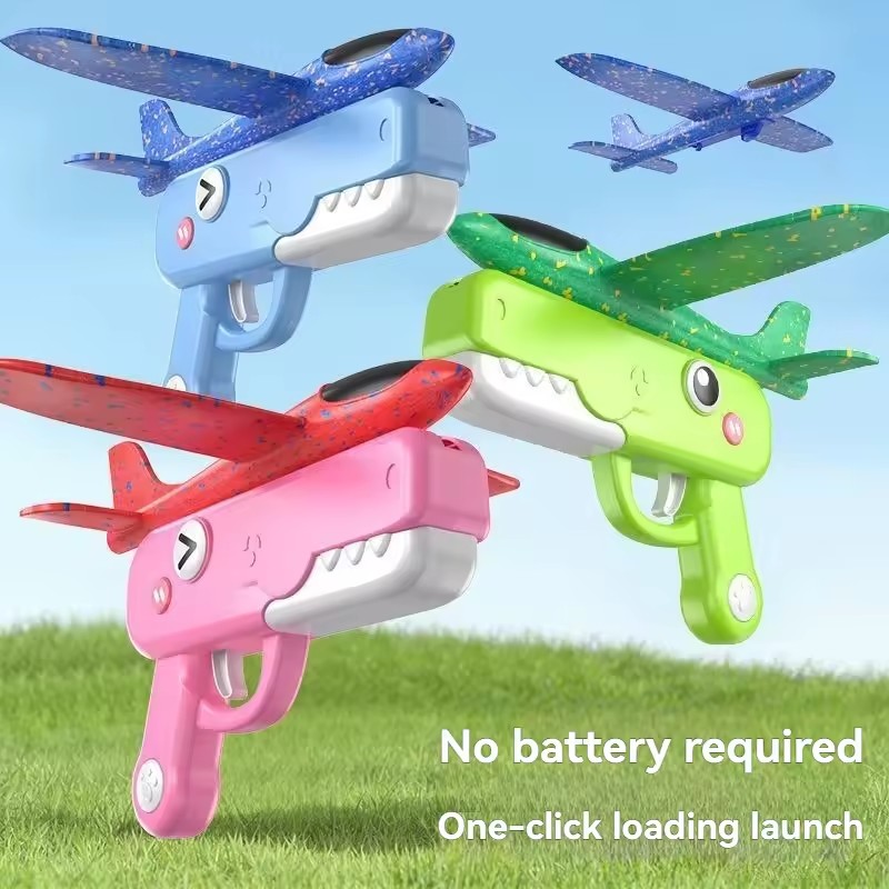 Catapult Launcher Toy - ألعاب إطلاق طائرات فوم على شكل
