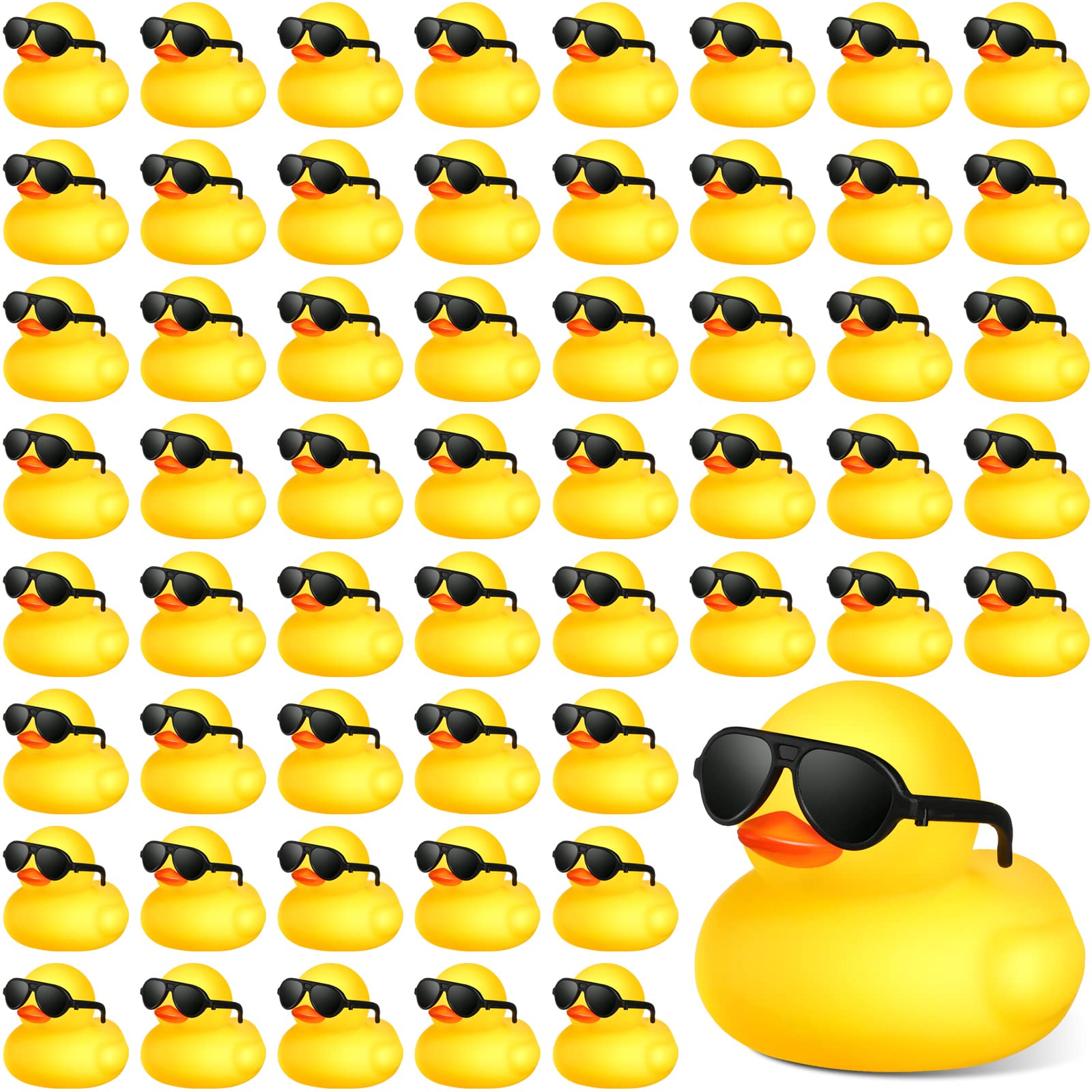 1-100 قطعة البط المطاطي الصغير - مراجعة Rubber Duck Bath وسعره